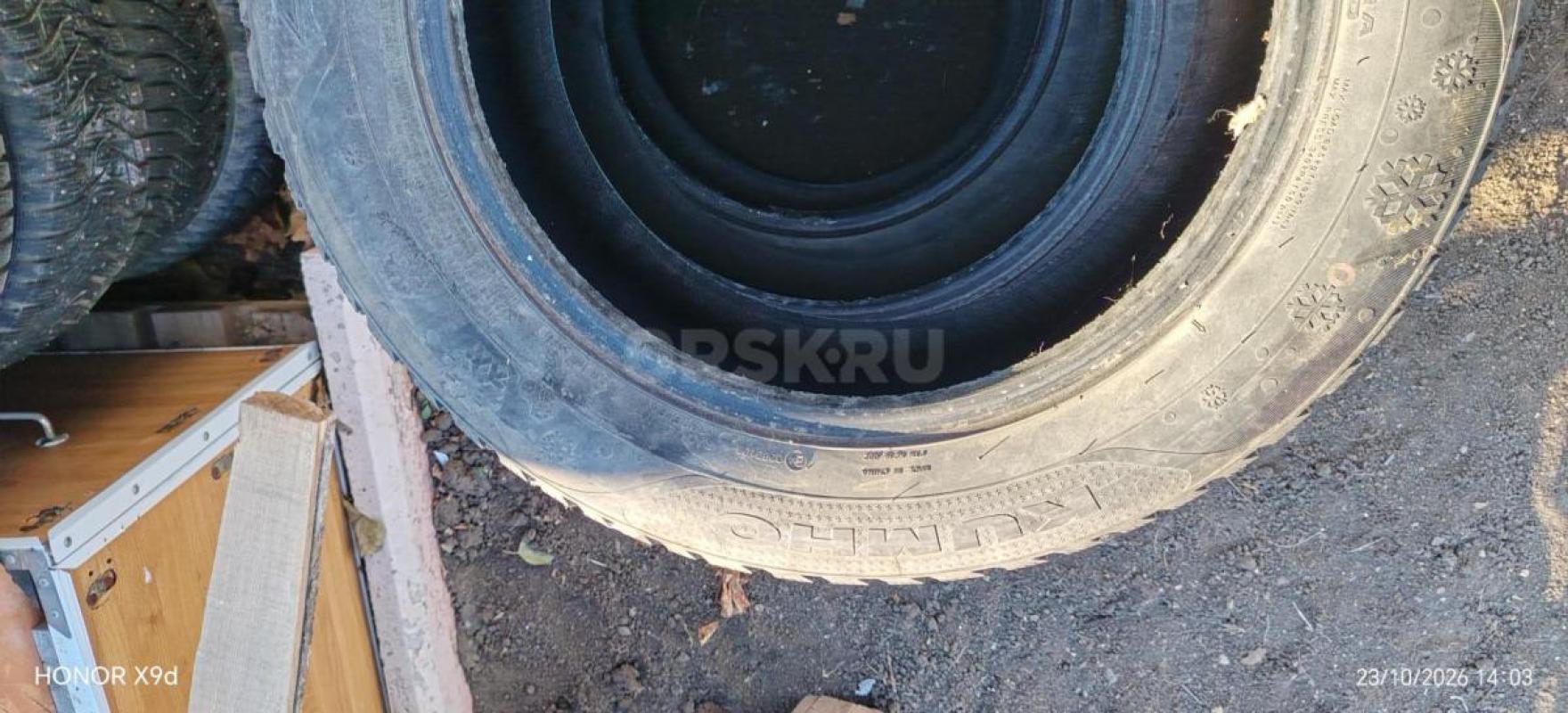 Продам  б/у комплект летней резины 225/65 r17 hankook. - Орск