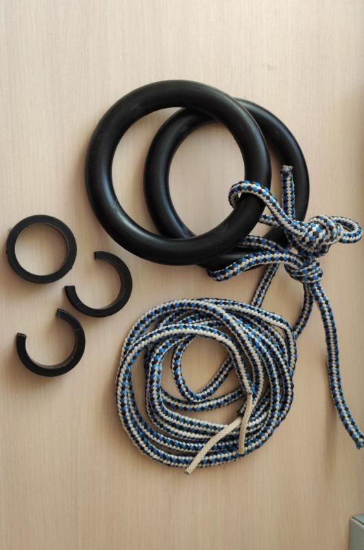 Набор для шведской стенки: канат,кольца. - Новотроицк