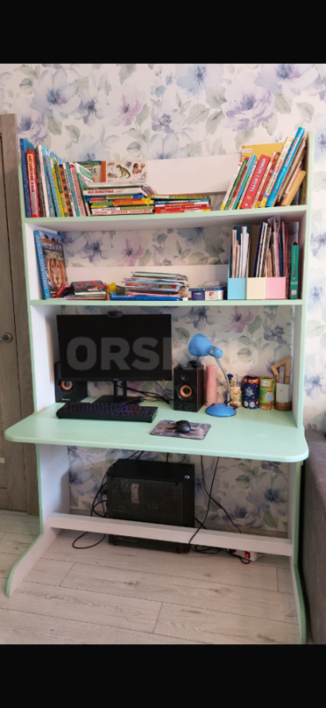 Детскую мебель состоящую из двухъярусной кровати,шкафа с полками и стола для компьютера - Орск
