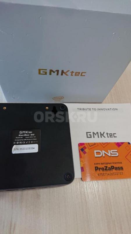 Мини ПК GMKtec NucBox М2 на процессоре Intel Core i7-11390H 4 ядра 8 потоков, техпроцесс 10 нм, Макс - Орск