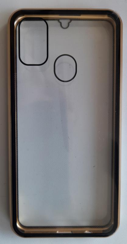 Новый стеклянный чехол (из закалённого стекла, на сильных магнитах) на Samsung Galaxy М21 и М30S цве - Гай
