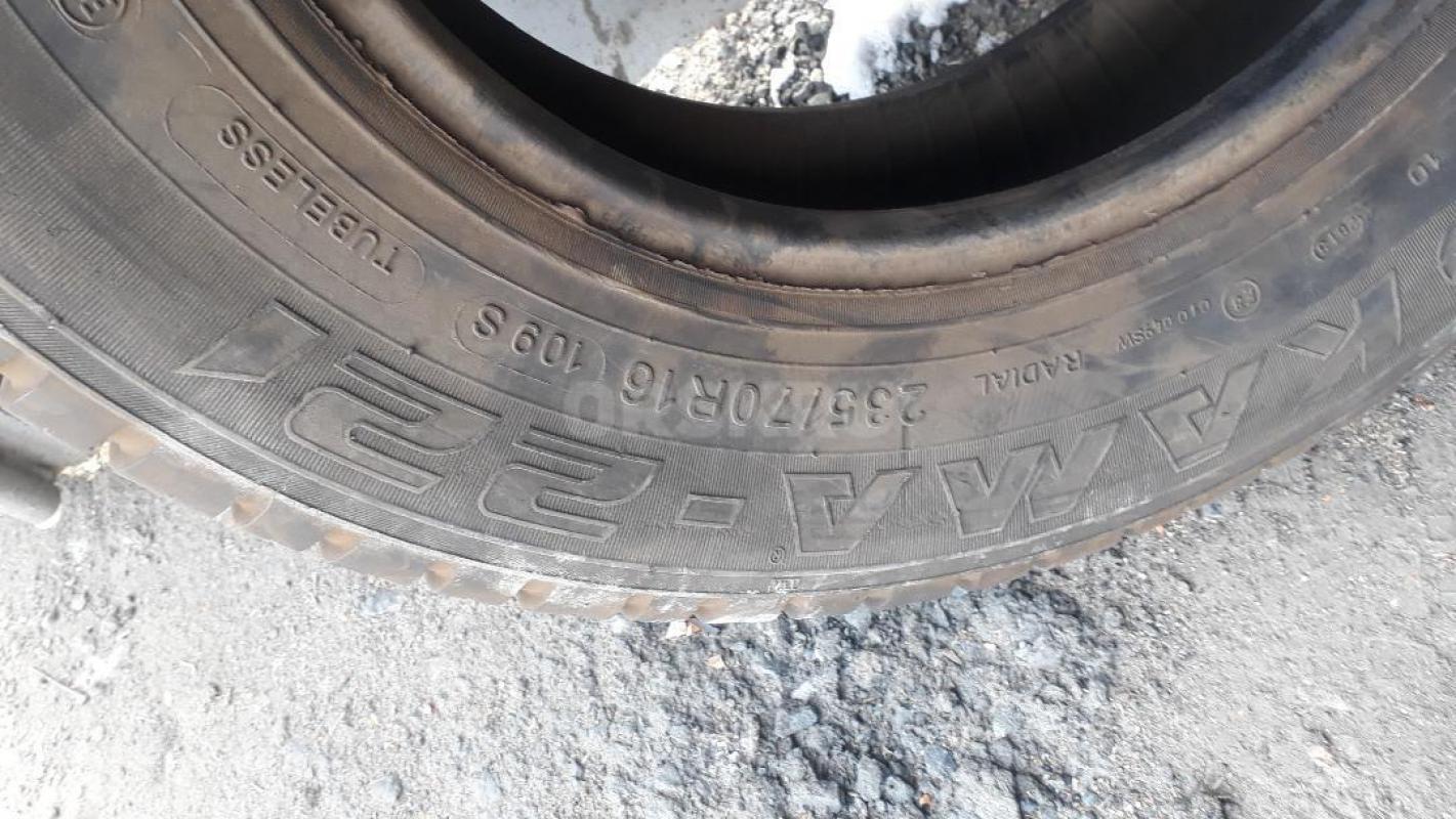 Один баллон Кама 235/70 R16 на запаску, нм баллоне стоит латка, протектор отличный - Орск