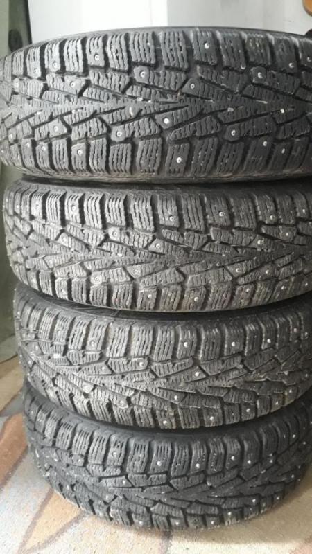 Комплект зимних колес в сборе Cordiant Snow Cross 175/70 R13 в отличном состоянии, на штампованных д - Орск