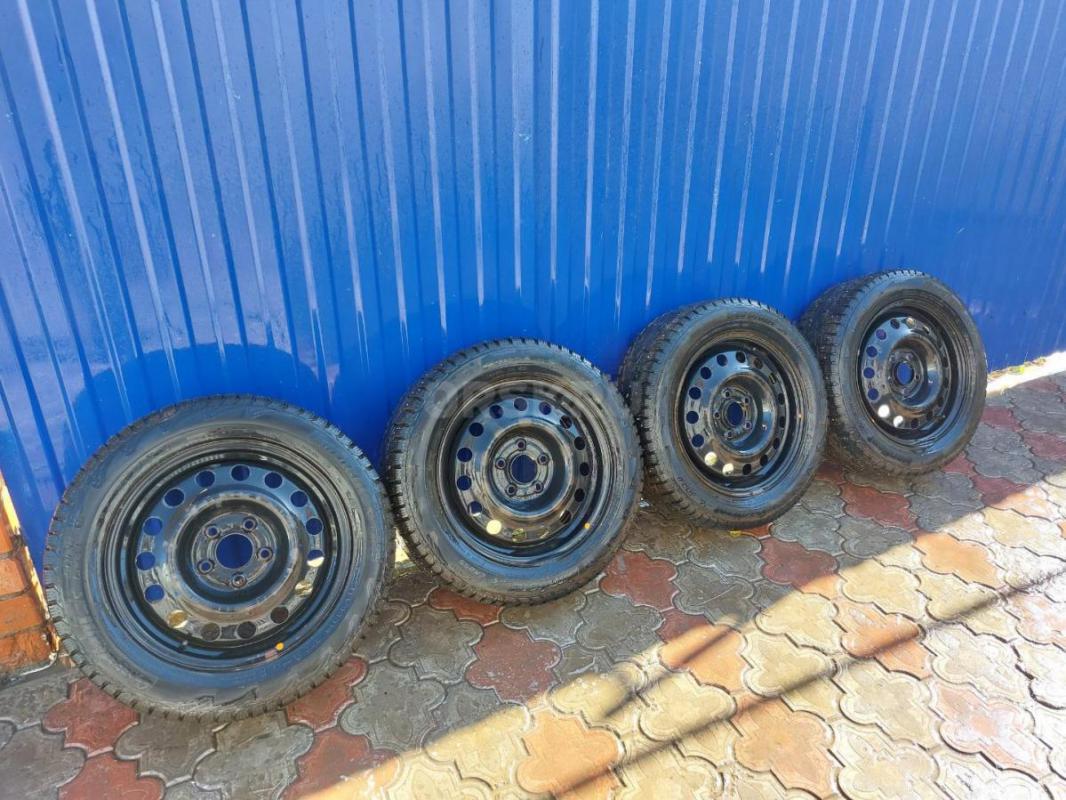 Зимняя Cordiant Snow Cross 215/55/R16 на штампованных дисках, разболтовка 5X114.3. - Орск