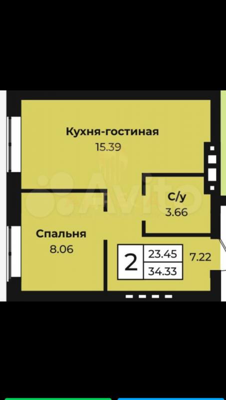 Продаю квартиру СМАРТ-планировки, с АРОЧНЫМИ окнами, в пред чистовой отделке по улице Парижской Комм - Оренбург