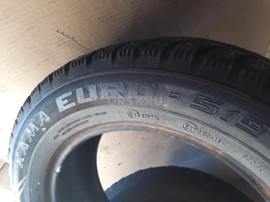 Зимние шины Кама Евро 2 шт 185/60 R14 2 шт 175/65 R14 в хорошем состоянии, цена за все - Орск