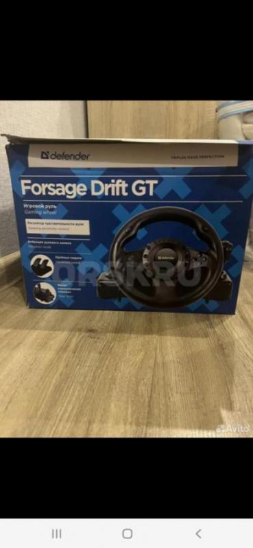 Игровой руль 270 градусов Forsage Drift GT. - Гай