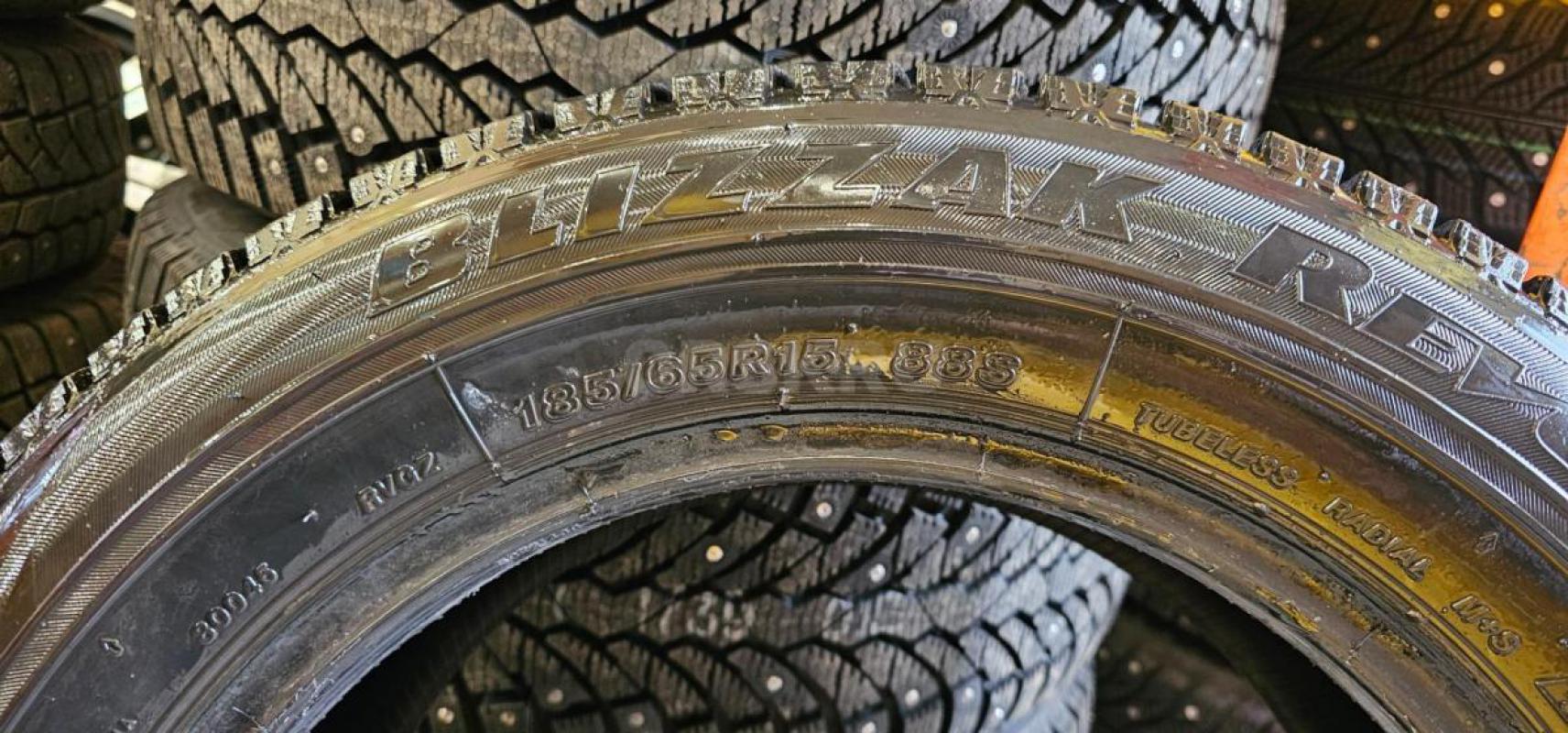 Продам 4 шины, bridgestone blizzak r15 185/65. - Орск