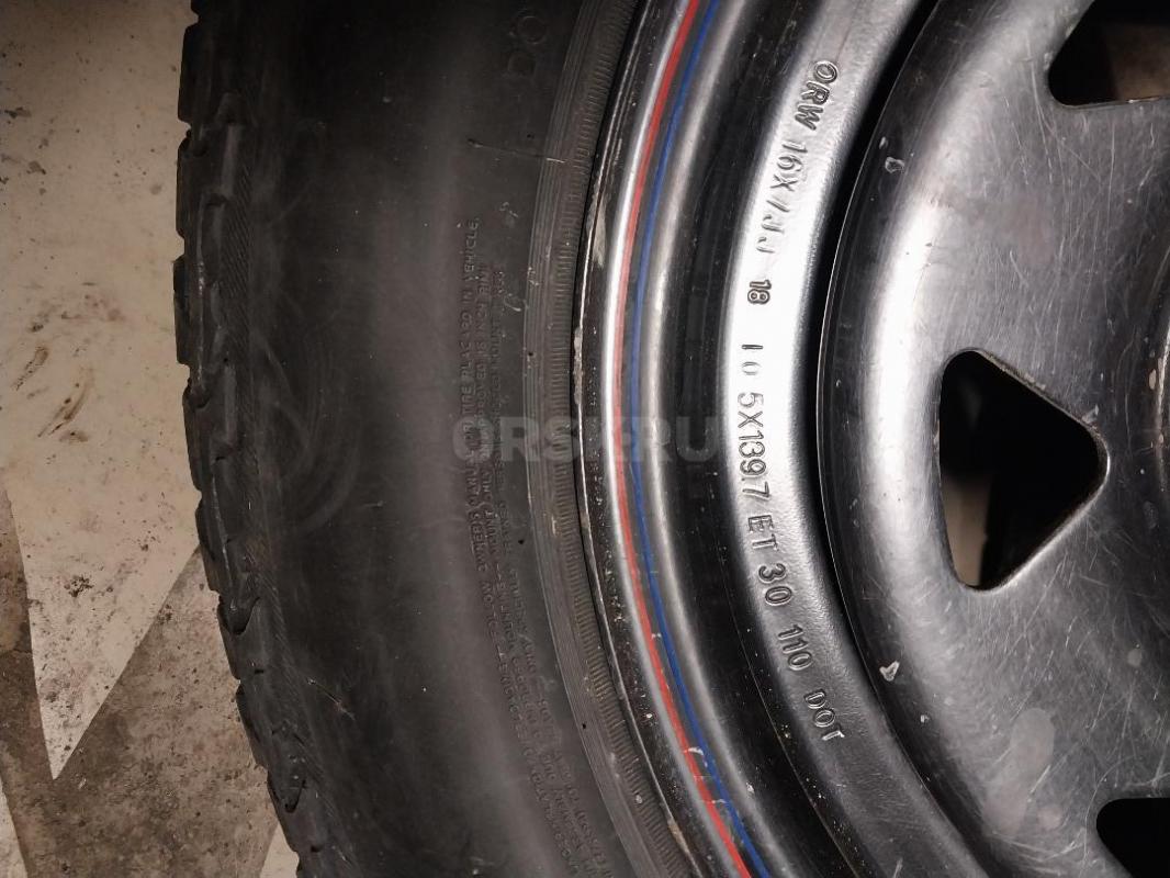 245/70 r 16, колеса в сборе 5 шт, диски 139,7×5 ET 30. - Орск