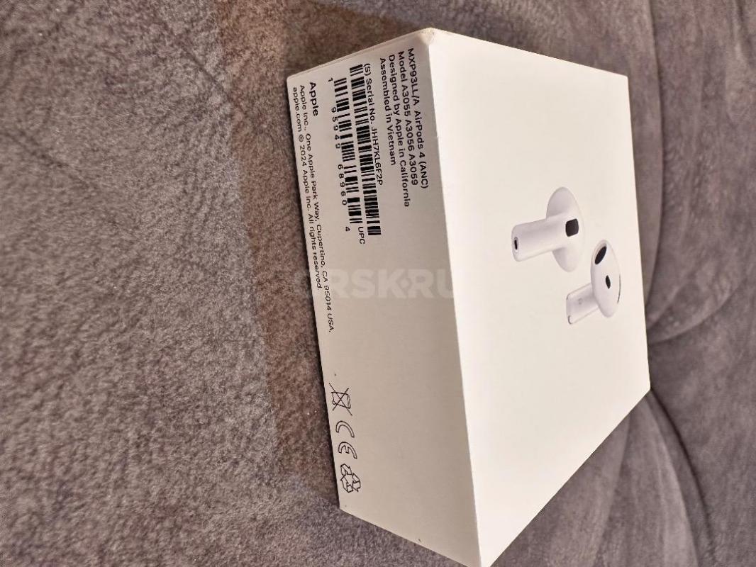 Срочно продам наушники  Apple AirPods 4 ANS с шумоподавлением. - Орск