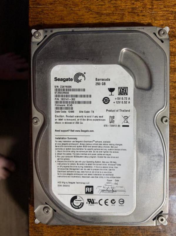 Жёсткий диск Б/У Western Digital 160GB - 800р, Жёсткий диск Б/У Seagate Barracuda 250GB - 1200р, Жёс - Орск