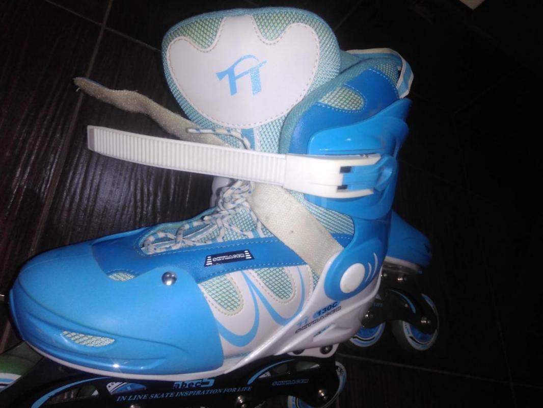 Продам коньки роликовые TT Skates модель «SkyRacer 130C», раздвижные, размер 39-42, б/у, состояние о - Орск