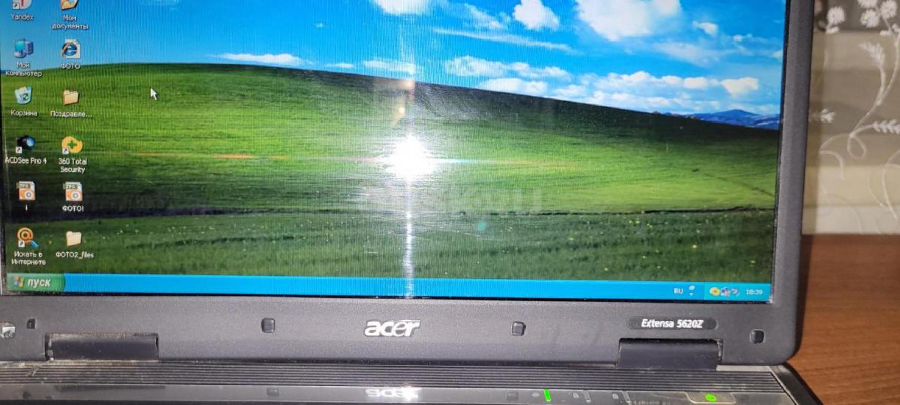 продам ноутбук Acer Extensa 5620z, в рабочем состоянии, с установленной Windows XP, ноутбук подойдёт - Орск