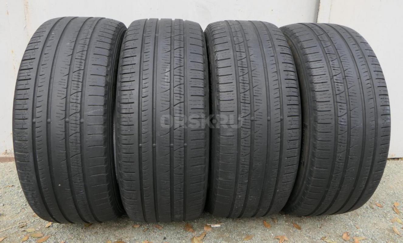 Шины 235/55 R17 99V (4 штуки)
Pirelli Scorpion Verde All season M+S

Остаток протектора: 4 - 5 мм - Орск