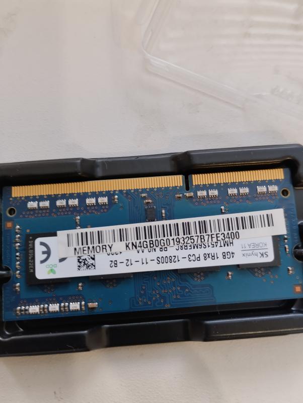 Продам оперативка ноутбука, DDR3 4 GB, 1.5V, 1600 МГц, одна планка снята с рабочего ноутбука. - Новотроицк