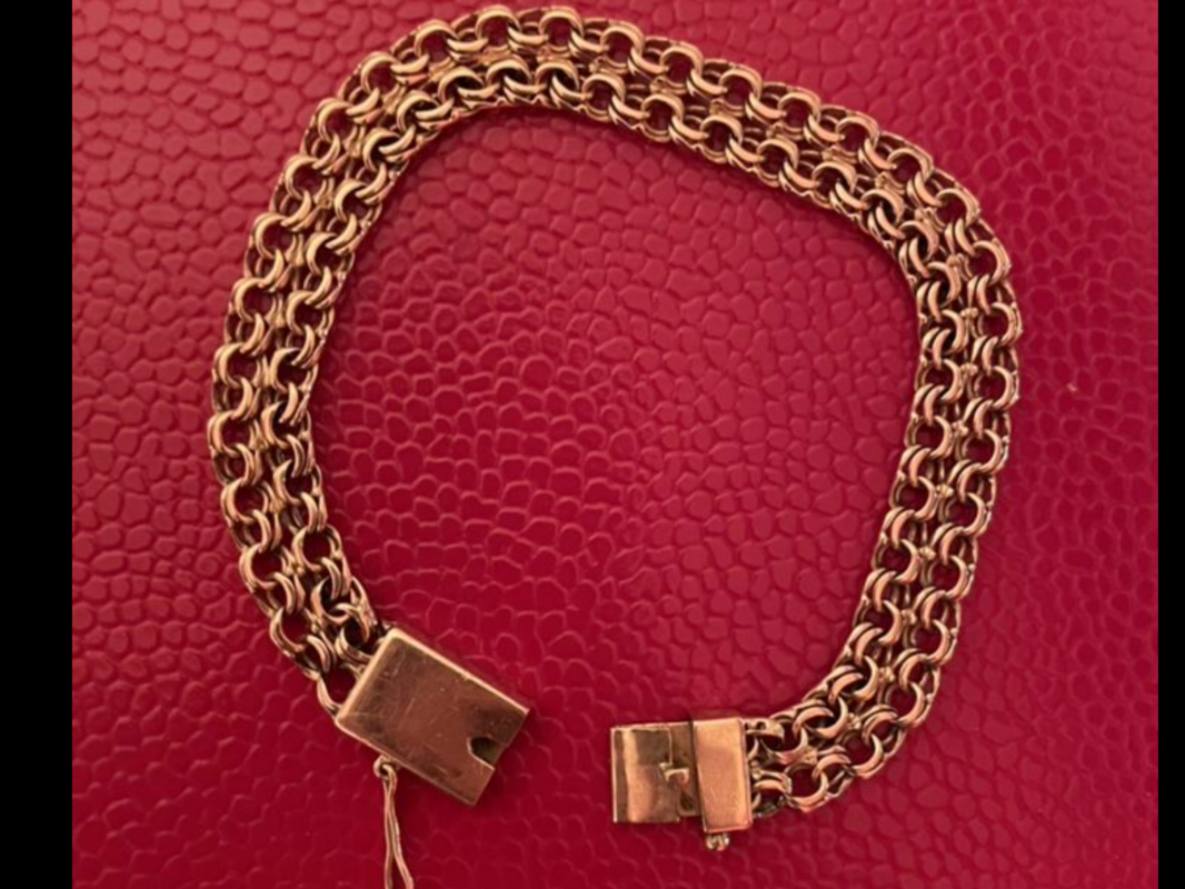 Куплю браслет 583-585 пробы троиной или двойной «Бисмарк» от 35 до 50 грамм   Именно «Бисмарк» как н - Новотроицк