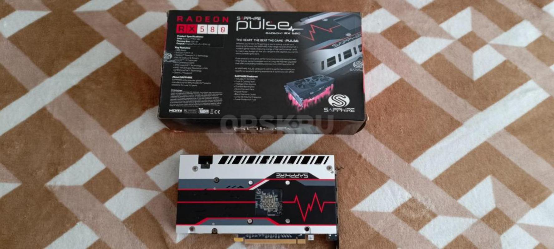 Продам видеокарту Sapphire Pulse Radeon Rx 580 8Gb - Орск