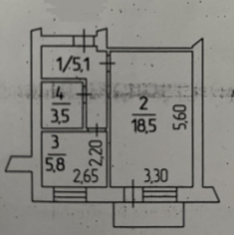 Продается 1-ая квартира 33 кв. - Гай