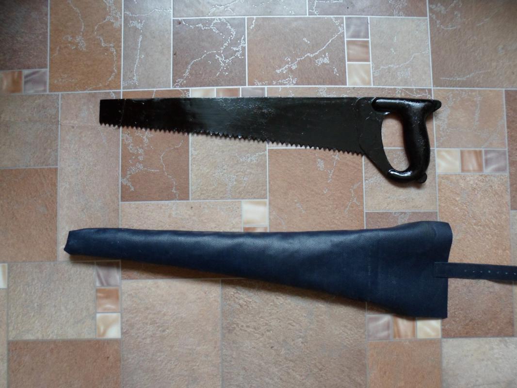 Советская ножовка по дереву с чехлом. - Новотроицк