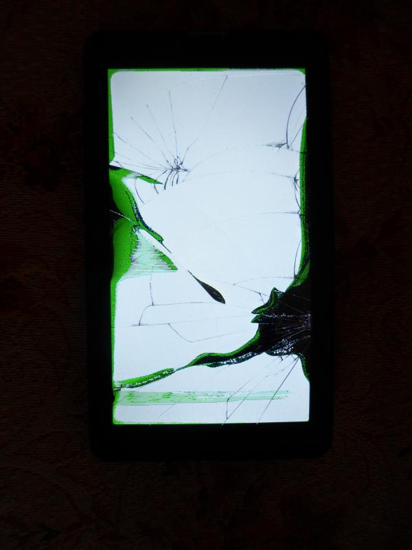 Планшет Supra M74AG с разбитым экраном. - Новотроицк