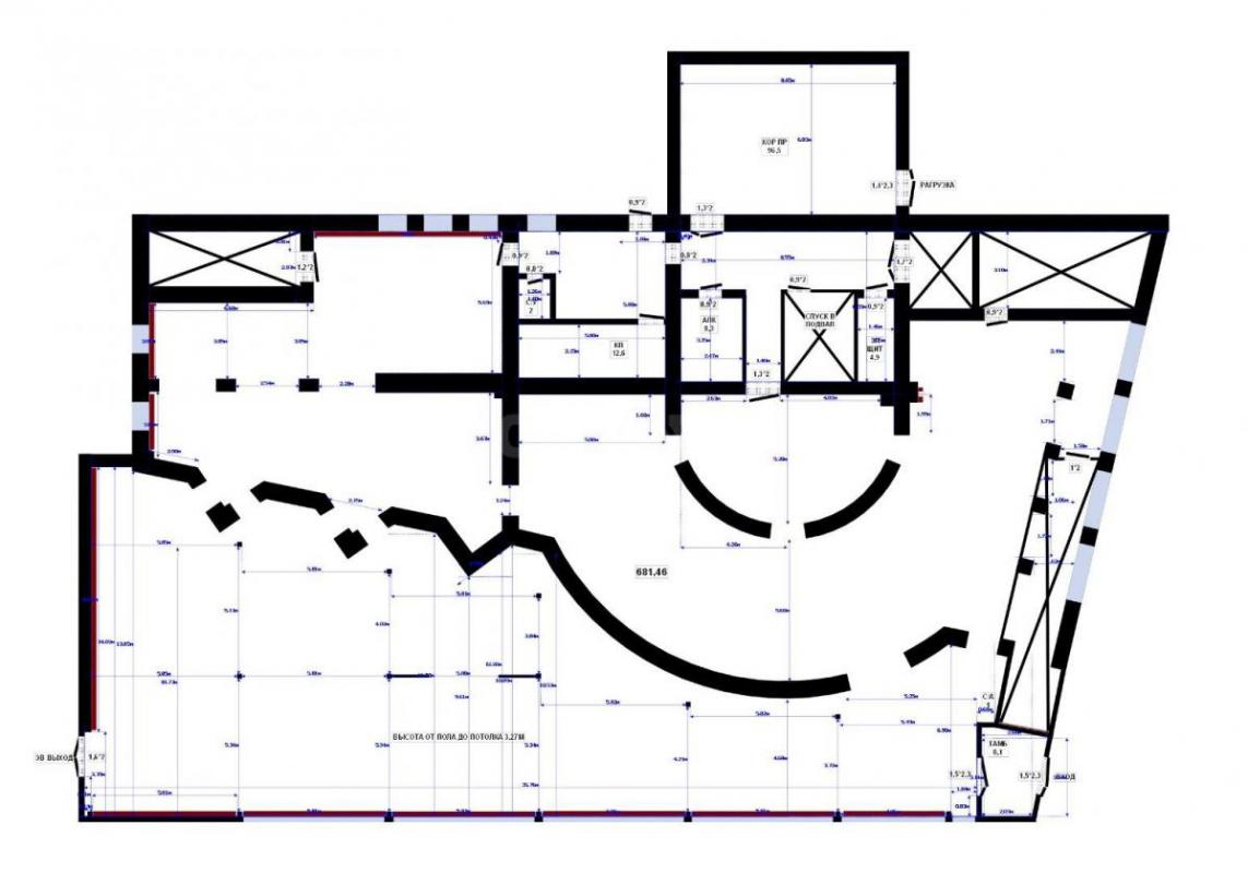 Сдается торговая площадь (помещение) по адресу г. - Орск