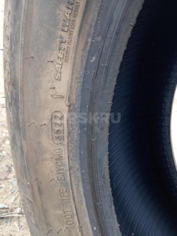 225 65 r17  KUMXO, Корея, шины зимний шипованые, 2шт, состоянии новых, без грыж  и порезов,  все шип - Орск