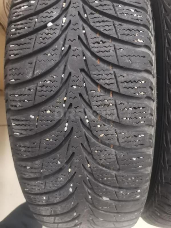 Продам колёса в сборе на литых дисках 5.5jx15, 4х100, ЦО 60.1, ет50, диски в идеальном состоянии, ре - Орск