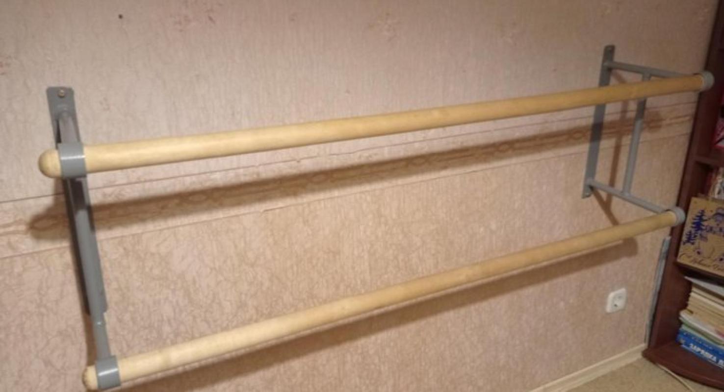 Балетный станок двухрядный настенный. - Орск