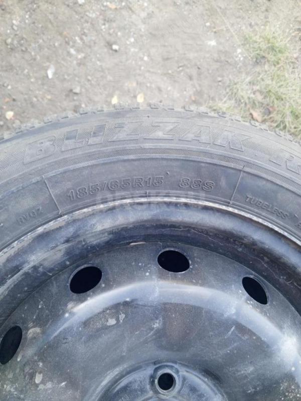 Продам 4 зимних колеса на заводских штампах разболтовка 4 на 100 за 14000. - Орск