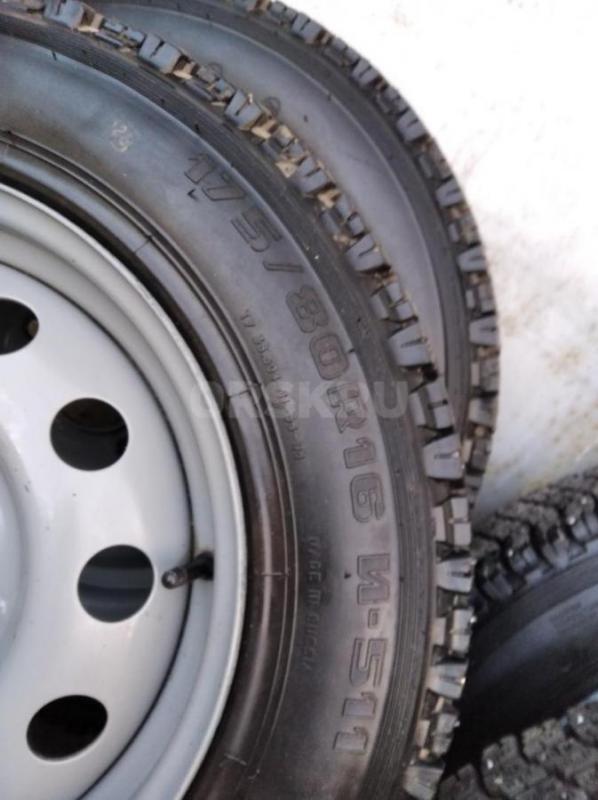 Продам комплект зимних колёс на 16,на Ниву,в отличном состоянии, без ремонтов, маленький пробег. - Орск