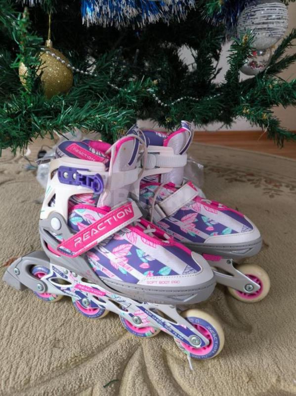 Продам на девочку раздвижные коньки (размер 34-37), раздвижные роликовые коньки (размер 36-41), сумк - Орск