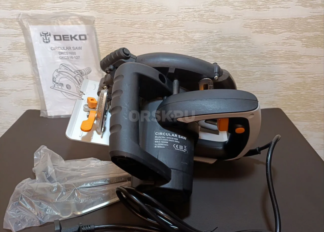 Пила дисковая DEKO 1600 Вт 185mm

Название бренда: DEKO
Номер модели: DKCS1600
Происхождение: Ки - Орск