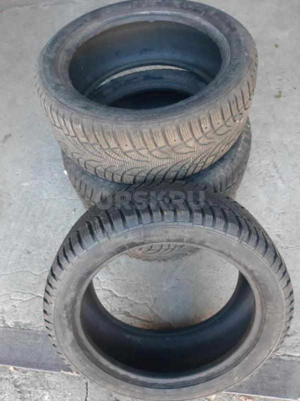 Продам зимние шины б/у за 2000 рублей за 1 шт. - Орск