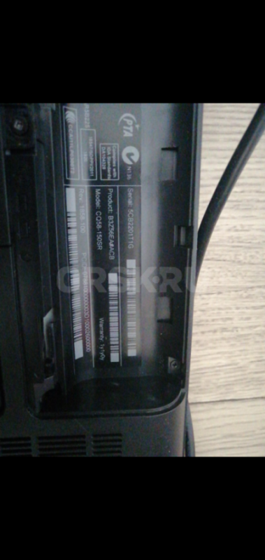 Ноутбук HP на запчасти или восстановление 2ядра 2 гига DDR3 включается но не устанавливается виндовс - Орск