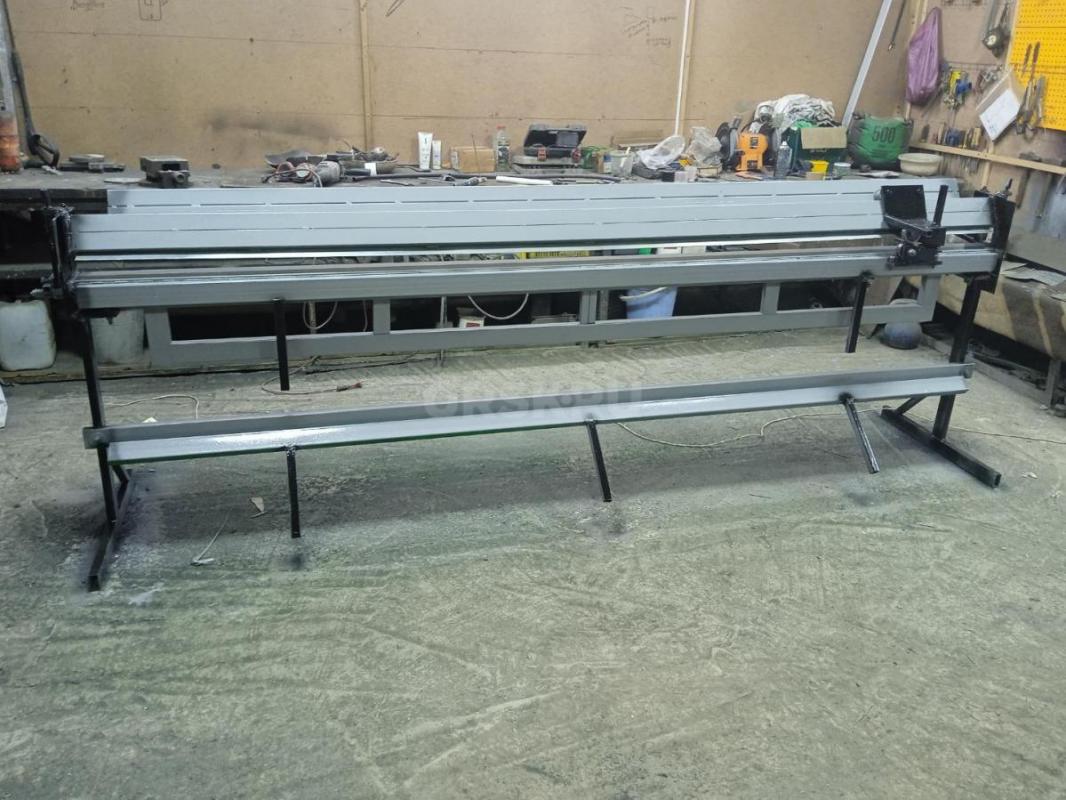 листогибочный станок 2 в 1 с отрезным ножом полнопроходной длина 3 м - Орск