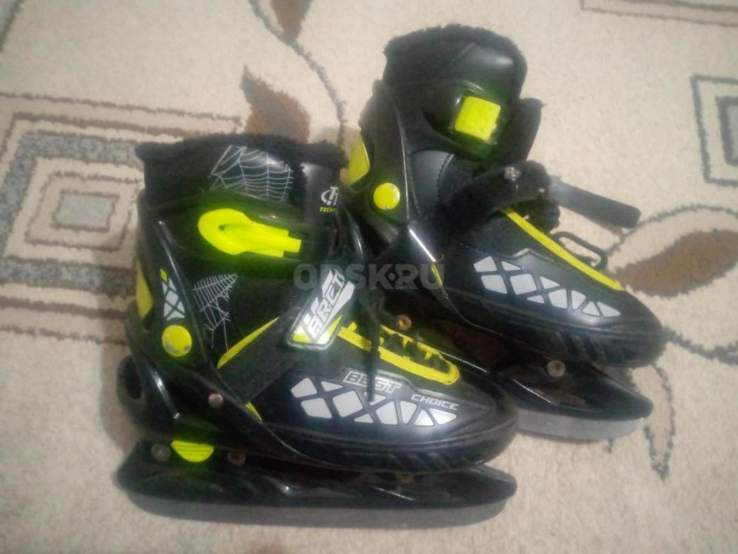 Коньки мальчик 33:36 размер девочка 32:35 размер за всё 2000 тысячи - Орск