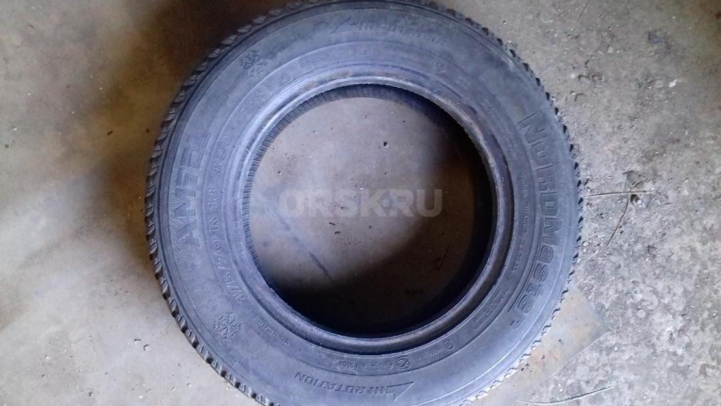 Продам шины б/у  
R13:  175/70 82Т Firestone F560,   
 R14: 175/65 82Т Nokian Hakkapelitta2 M+S, - Орск