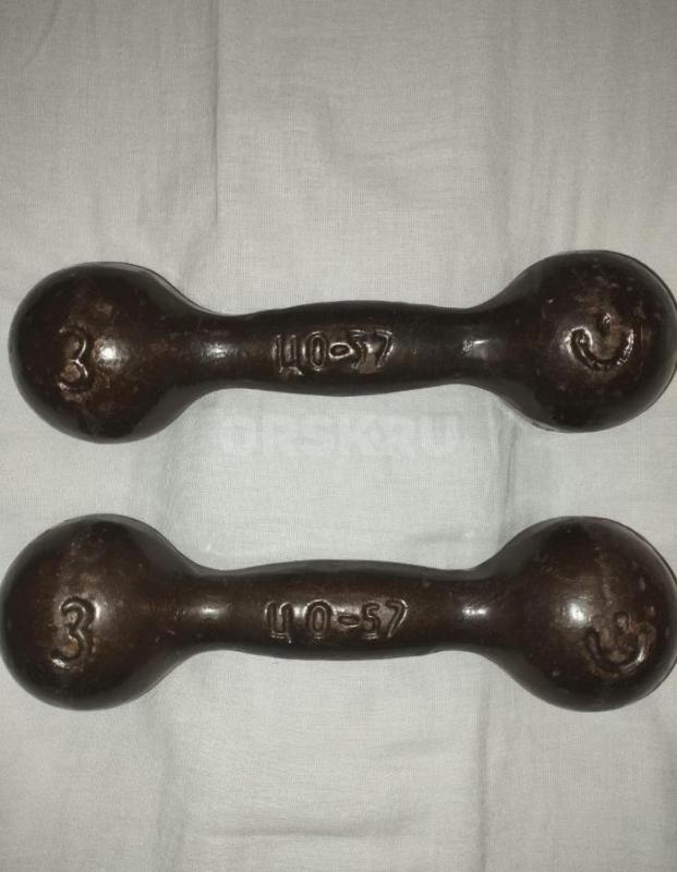 Продам гантели,литые,чугунные,хромированные - производства СССР. - Орск