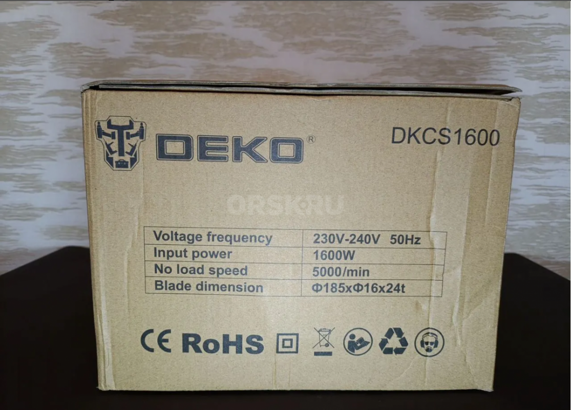 Название бренда: DEKO
Номер модели: DKCS1600
Частота: 50Hz
Применение: Пила по дереву
Источник п - Орск