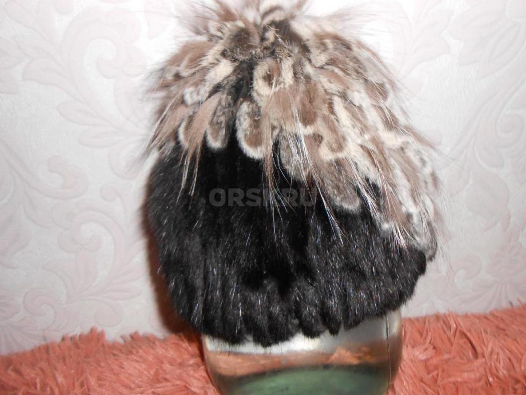 шапка новая на вязаной основе - Орск