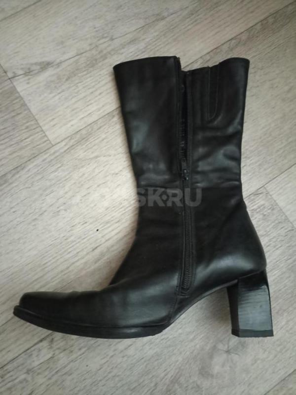 продам зимние сапоги, кожаные, мех. - Орск