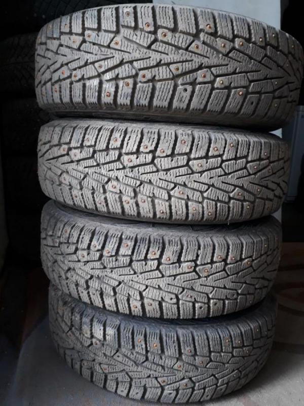 Комплект зимних колес в сборе Cordiant 175/65R14 в хорошем состоянии, диски разболтовка 4 х 100 ( ки - Орск