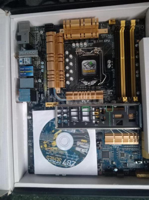 Продам материнку Z87-DELUXE когда запускал в первый раз, то она работала потом она перестала работат - Орск