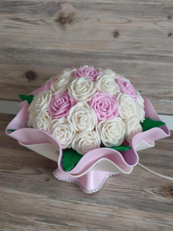 Настольный светильник-букет ,светится полностью шар. - Орск