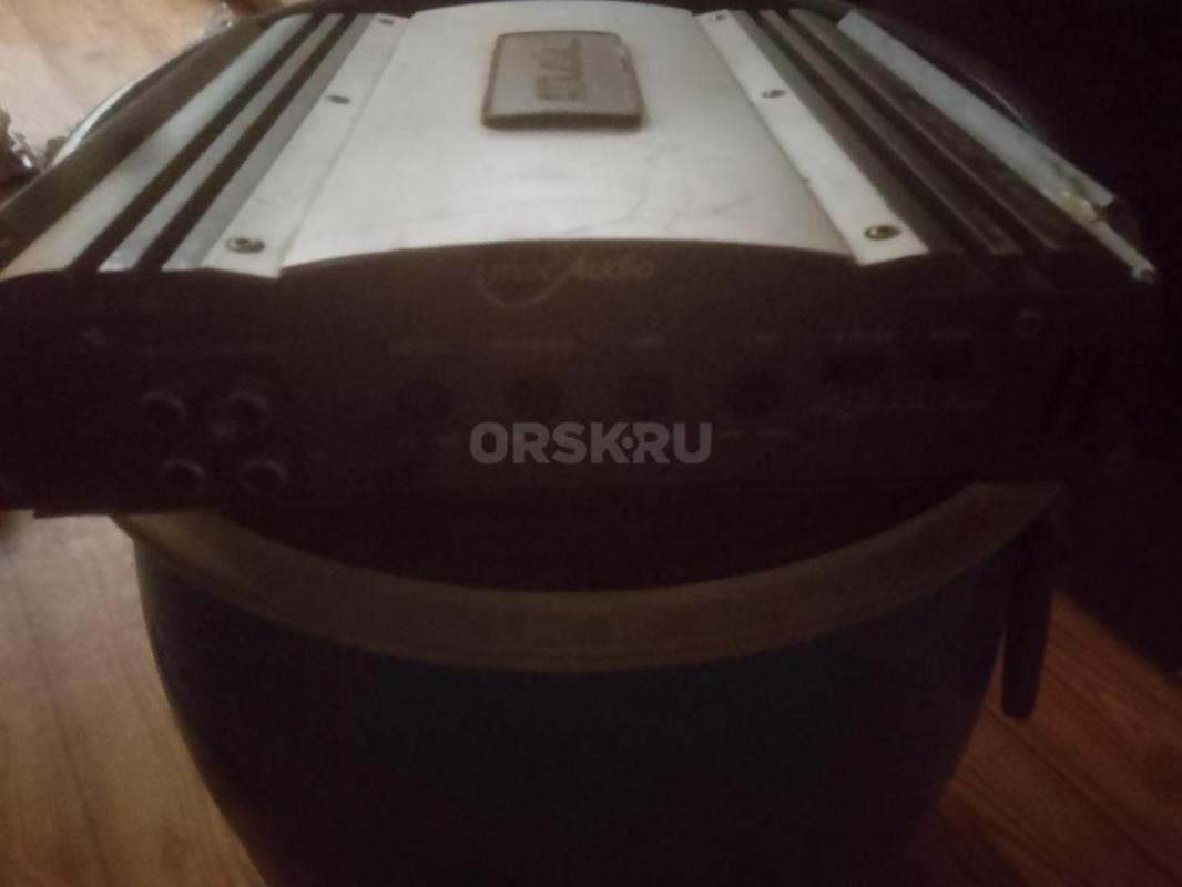 Усилитель звука на автомобиль 2х канальный, неплохой! 2500руб . торга нет. - Орск