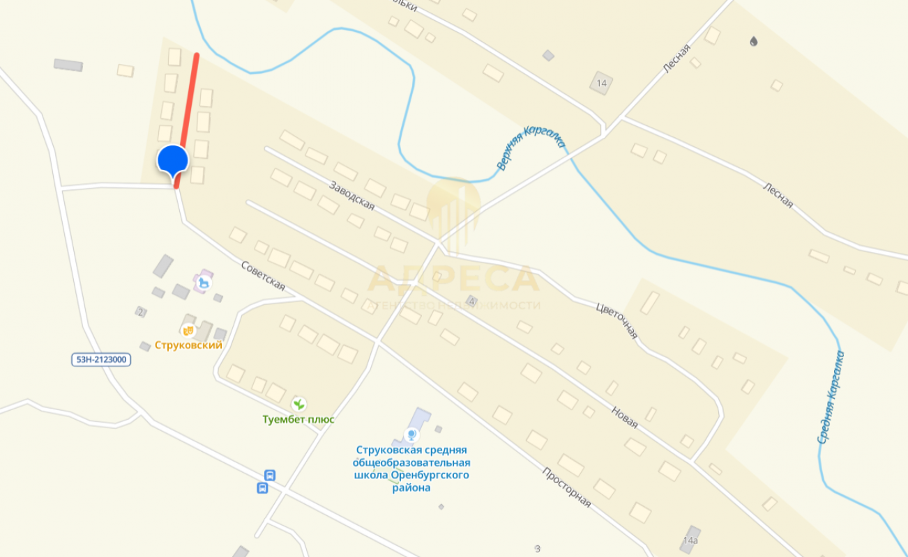 В продаже дом  расположеный в живописном уголке природы, всего 30 км. - Струково