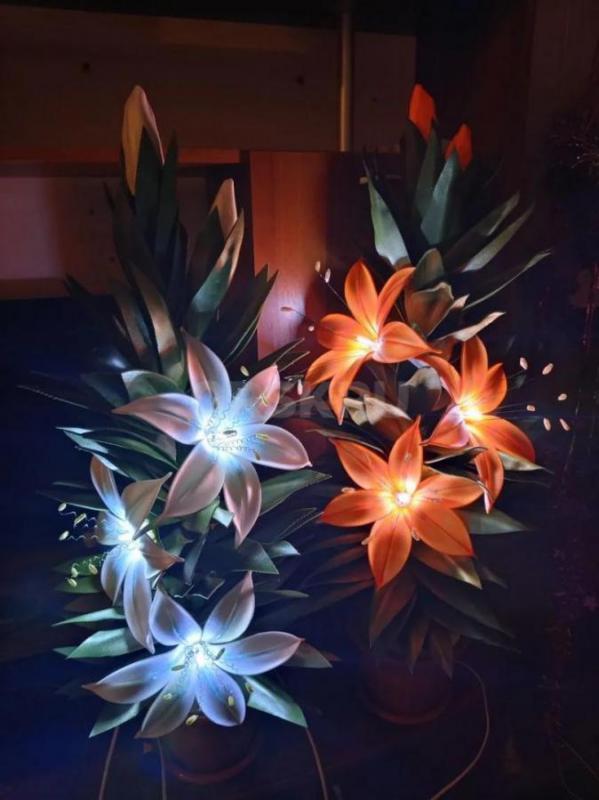 Продам светильник настольный лилия лампочки прилагаются цена договорная - Орск