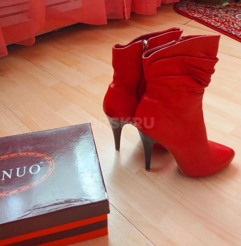 Новые полусапожки женские, натуральная кожа, скрытая платформа за 3990 руб.!!! - Орск