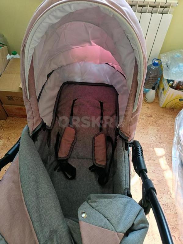 Коляска Siena 2 в 1 (люлька+ прогулочный блок, сумка для мамы). - Орск