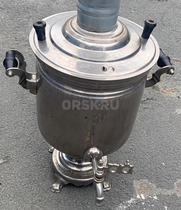 Самовар  на 7 литров универсальный(либо на дровах,либо электричеством)в хорошем рабочем состоянии. - Орск